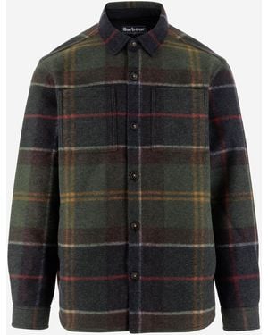 Barbour Oversize Camicia Con Modello Di Controllo - Nero