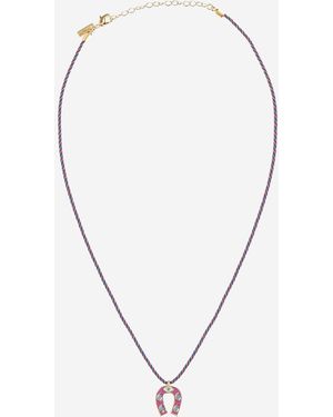 Mya Bay Mini-Hufeisen-Halskette - Pink