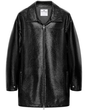 Courreges Vinyl Jacket Cotton - Black