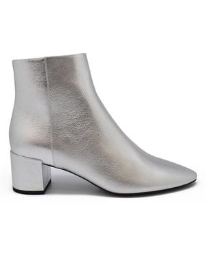 Saint Laurent Loulou 50 Ankle Boots - Grey