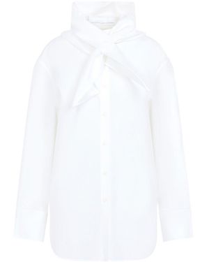 Carven Scarf Shirt - Wit