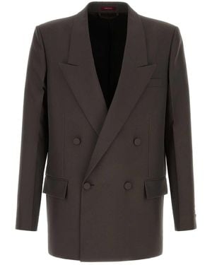 Gucci Chocolate Panama Blazer - Black
