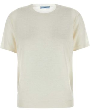 Prada Ivory Cashmere Jumper - White
