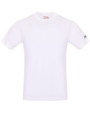 Mc2 Saint Barth Cotton T -Shirt - Weiß