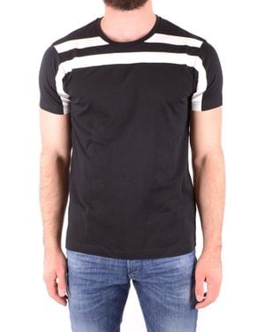 Les Hommes T-Shirt Schwarz
