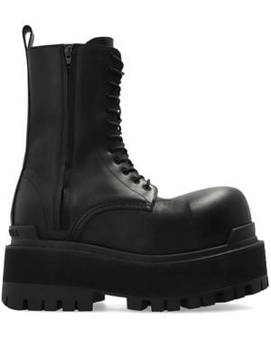 Balenciaga Giant Leather Boots - Black