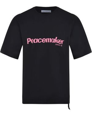Oamc Peacemaker Peacemaker T Shirt Oamc Made Of Cotton - Black