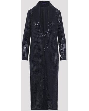 Ralph Lauren Icon Cashmere Long Cardigan - Blau
