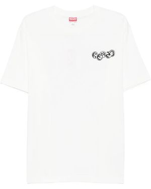 KENZO Logo Print T -shirt - Wit