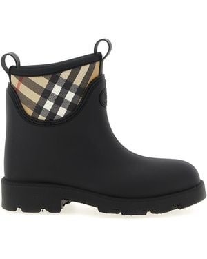 Burberry 'marsh Stamp' Enkellaarzen - Zwart