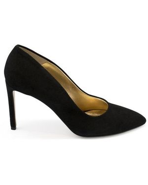 Walter Steiger Suede Pointed-Toe Court Shoes - Black