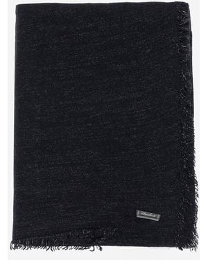 Faliero Sarti Alux Schal in Cashmere Mischung - Schwarz