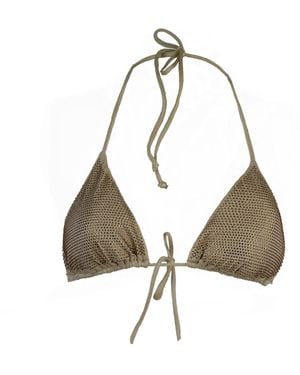 Mc2 Saint Barth Annabelle Bikini Top in Blue | Lyst