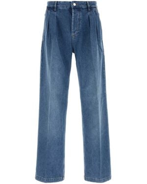 Marine Serre Denim Jeans - Blue