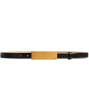 KHAITE Berlin Belt Antique (25 Mm) - White