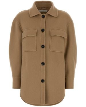 Aftercoat Wool Blend Coat - Natural
