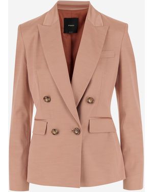 Pinko Single Opept Jas - Naturel