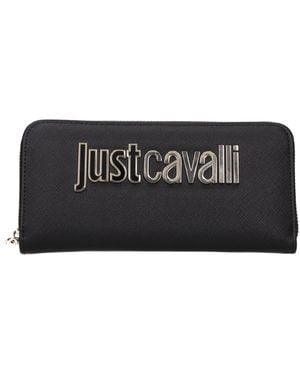 Just Cavalli Portafogli Donna Poliestere Nero - Black