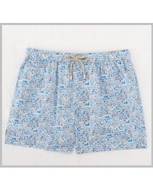 MC2 Saint Barth Costume Da Bagno Con Stampa - Blue