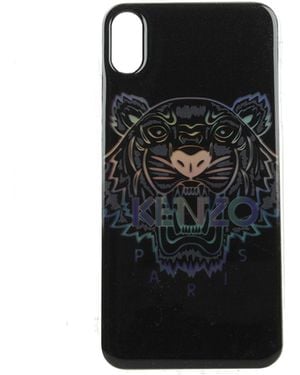 KENZO Porta Iphone Iphone Xs Max Uomo Plastica Nero/Multicolore - Black