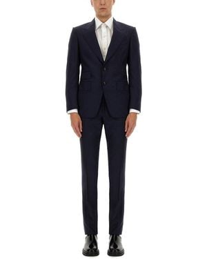 Tom Ford Abito "Grand Overcheck Shelton" - Blue