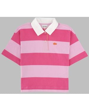 Lacoste Polo "Stripe" - Pink
