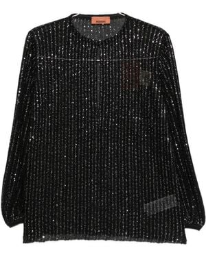 Missoni Cut-Out Blouse - Black