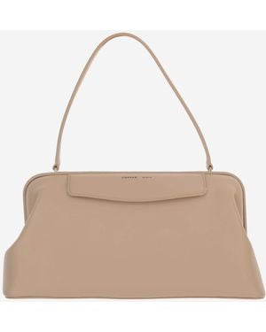 Carven Carmen Leather Bag - Natural