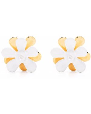Marni 'Flower Pop' Earrings - Metallic