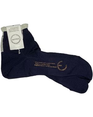 Antipast Tabi-Socken aus Lurex und Baumwolle - Blau