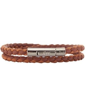 Tod's My Colors 2 Drehen Sie Lederarmband - Weiß