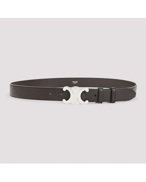 Celine Large 30 Mm Belt - Braun