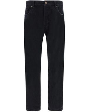 Saint Laurent Jeans rectos relajados de - Negro