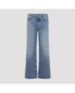 Off-White c/o Virgil Abloh Off Half Arrow Slim Relaxed Jeans - Blue