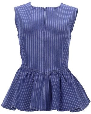 Baum und Pferdgarten Chic Mini Top With Comfortable Stretch - Blue