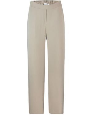 P.A.R.O.S.H. Pantalone Palazzo Beige - Grau