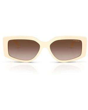 Vogue Sonnenbrille Vo5642 Su 316713 Full Ivory/Gradient Brown Damen - Braun