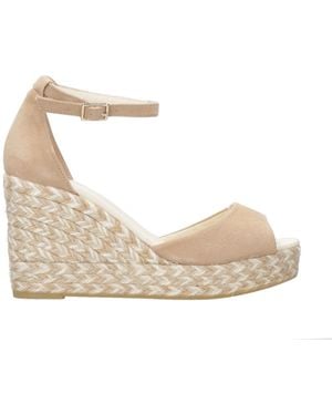 Espadrilles Sandalen Kamel - Natur