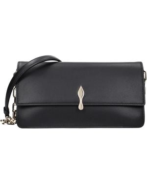 Louboutin Bettina Crossbody Bag Leather - Black