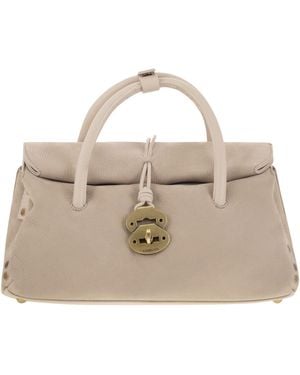 Zanellato Dotta Jones Supersoft Nubuck Bag S - Natural
