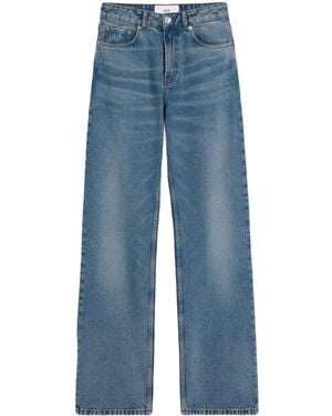 Ami Paris Vaqueros Anchos - Azul