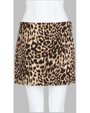MICHAEL Michael Kors Satin Mini Skirt - White