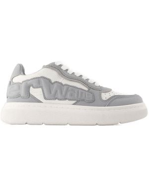 Alexander Wang Zapatillas de zapatillas Leather Grey - Gris