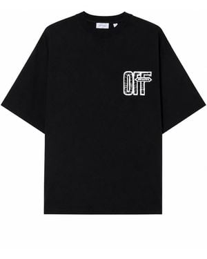 Off-White c/o Virgil Abloh Patín Motion Arrow S/S camiseta - Negro