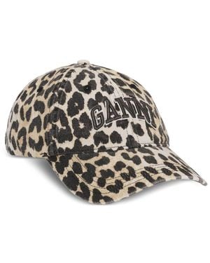 Ganni Pet Met Luipaardprint - Wit