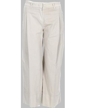 Fay Comfortable Pants - White