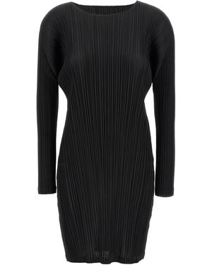 Pleats Please Issey Miyake Falten bitte Issey Miyake 'monatliche Farben' Kleid - Schwarz