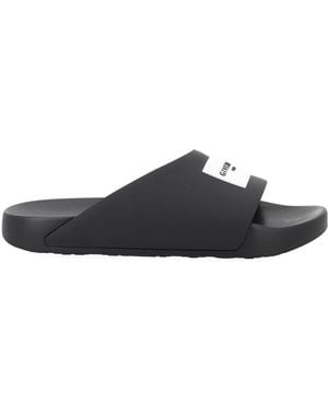 Givenchy Sandalo Slide "Label" - Black