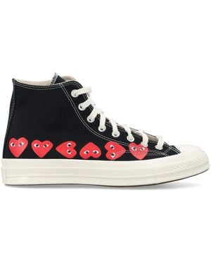 Comme des Garçons Multi Heart Hi Top - Black