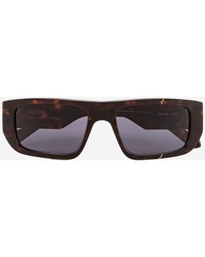 FACE HIDE Vision Cosmo Sonnenbrille mit Logo - Schwarz